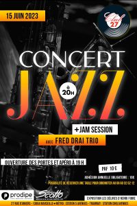 Concert Jazz suivi d’une Jam Session avec Fred DRAI Trio