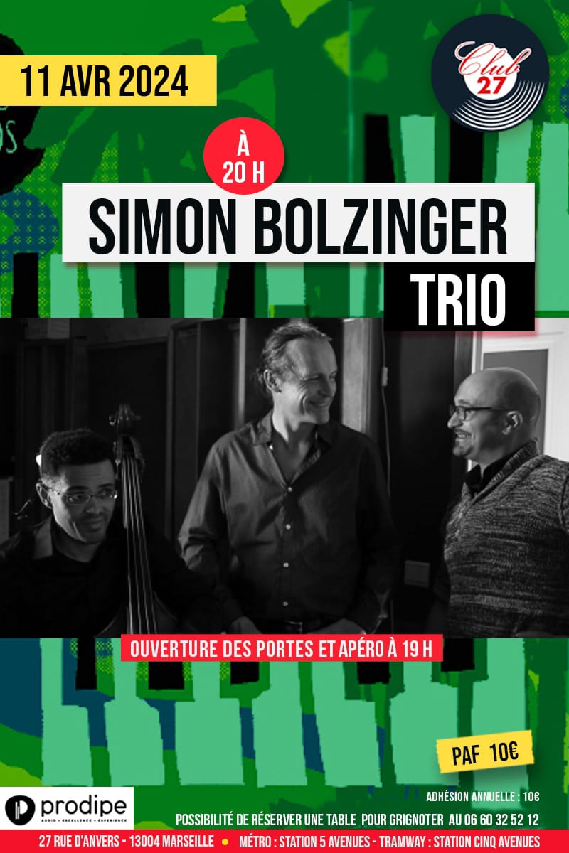 Simon Bolzinger Trio