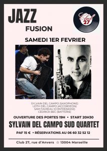 Sylvain Del Campo Sud Quartet