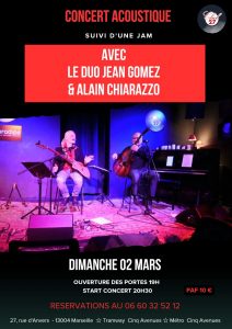 Jam Acoustique Jean Gomez & Alain Chiarazzo