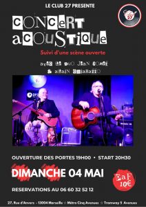 Jam Acoustique Jean Gomez & Alain Chiarazzo