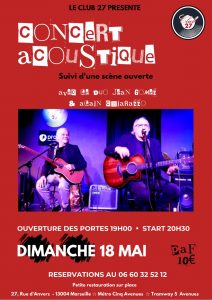 Jam Acoustique Jean Gomez & Alain Chiarazzo