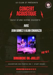 Jam Acoustique Jean Gomez & Alain Chiarazzo