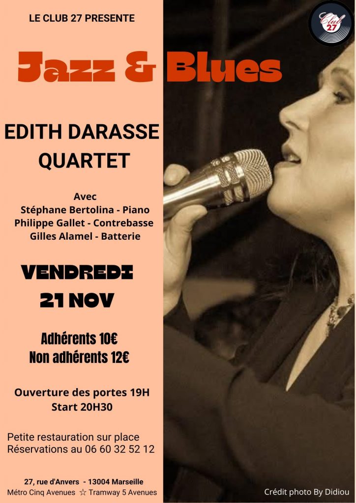 edith-darasse-quartet-21-novembre-2025 Edith Darasse Quartet