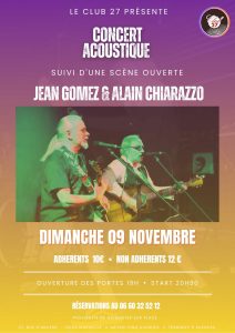Jam Acoustique Jean Gomez & Alain Chiarazzo