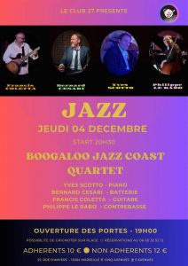 Boogaloo Jazz Coast Quartet