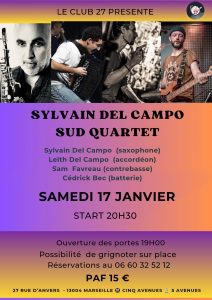 Sylvain Del Campo Sud Quartet