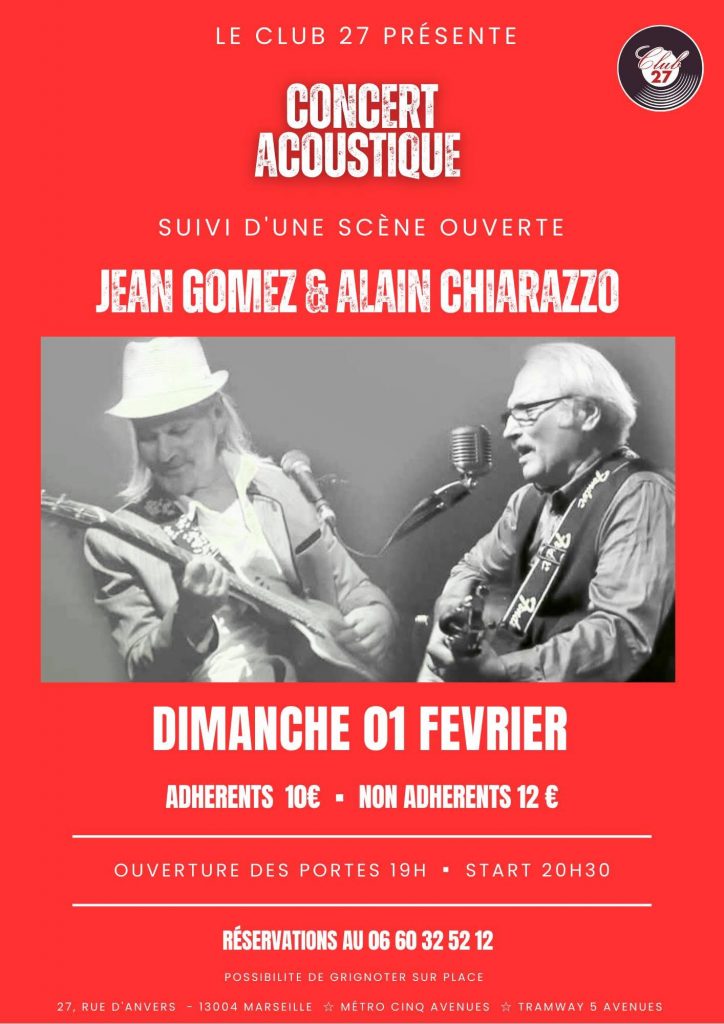 jean-gomez-alain-chiarazzo-01-fevrier-2026 Jam Acoustique Jean Gomez & Alain Chiarazzo
