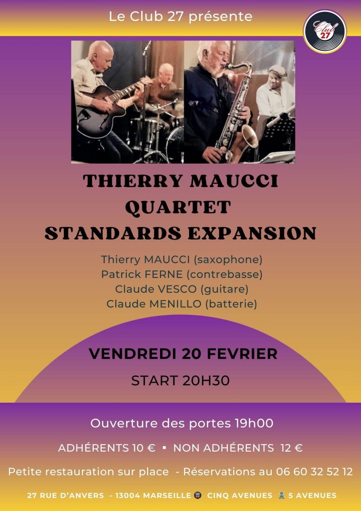 thierry-maucci-quartet-20-fevrier-2026 Thierry Maucci Quartet