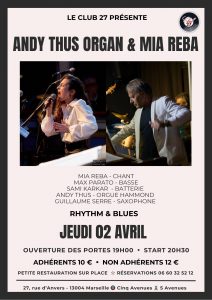 Andy Thus Organ & Mia Reba
