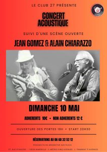 Jam Acoustique Jean Gomez & Alain Chiarazzo