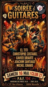 Soirée Guitares