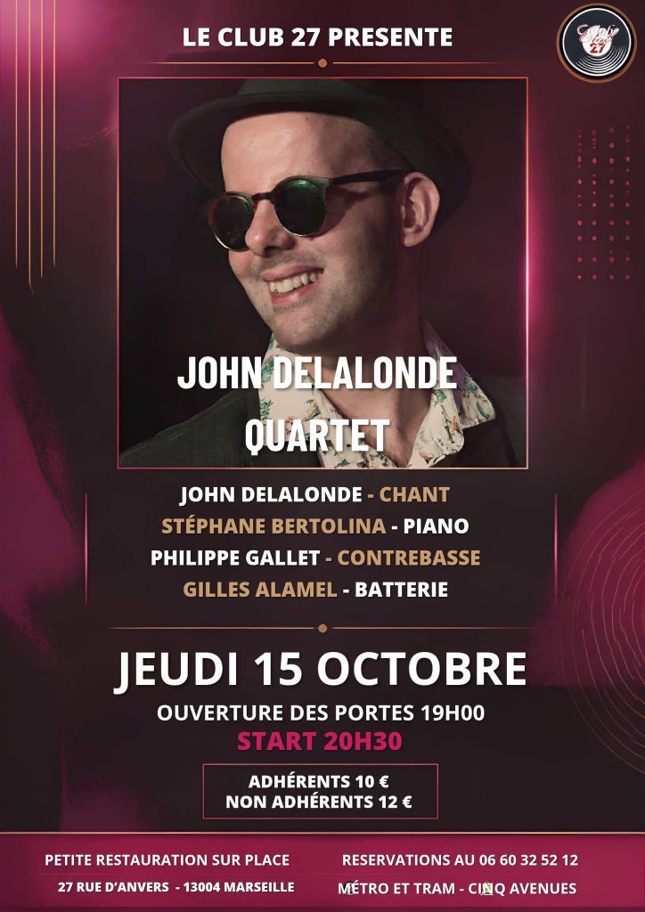 john-delalonde-quartet-15-octobre-2026 John Delalonde Quartet