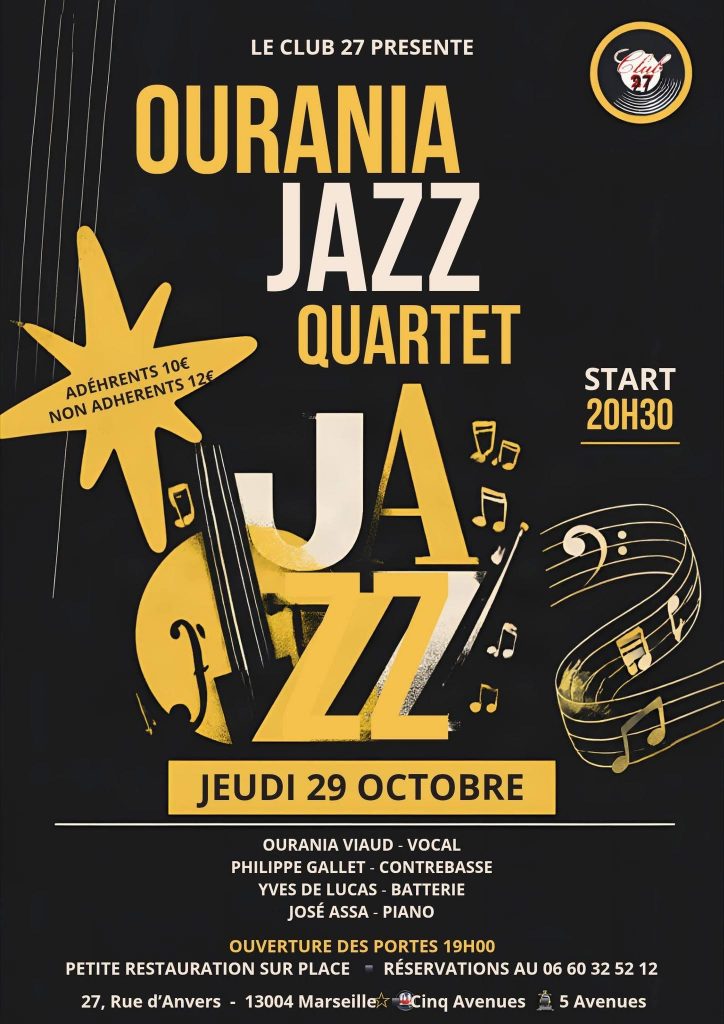 ourania-jazz-quartet-29-octobre-2026 Ourania Jazz Quartet