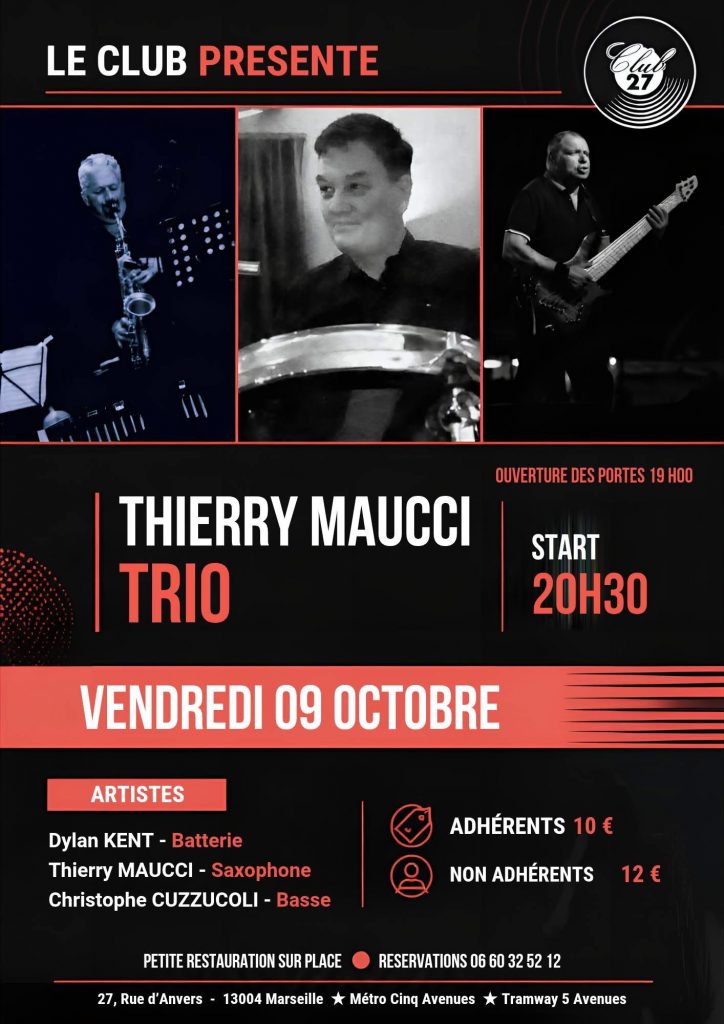 thierry-maucci-trio-09-octobre-2026 Thierry Maucci Quartet